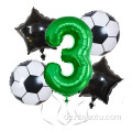 Partydekoration 5pcs Fußballballons SetBirthday Party Party